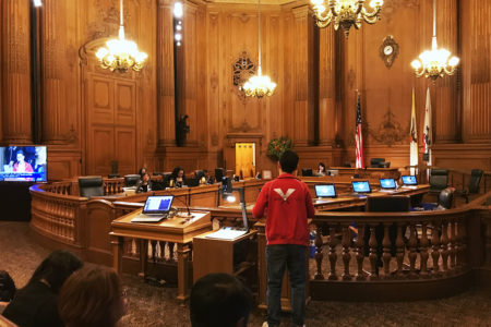 DSA SF mebers speak in support of a public bank
