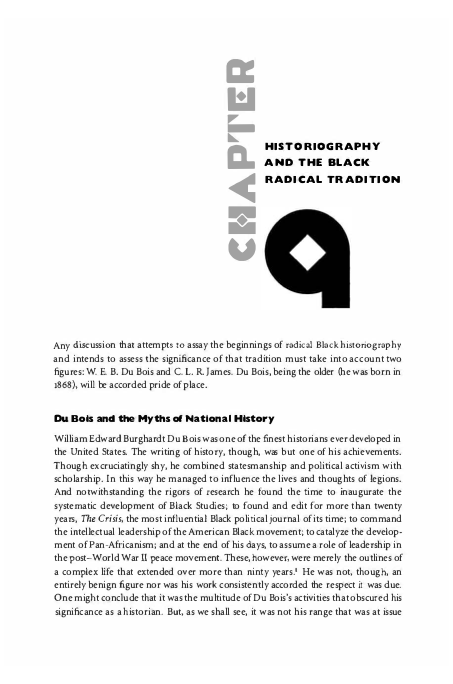 Black Marxism: The Making of the Black Radical Tradition