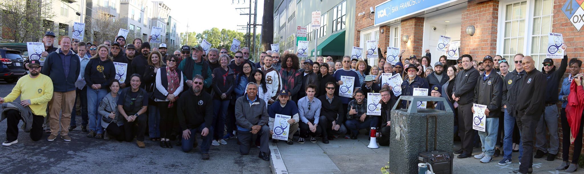 DSA SF rallies with VCA workers